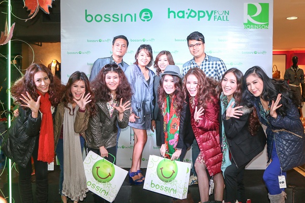 โรบินสัน เชียงใหม่ ร่วมกับเสื้อผ้าสตรี BOSSINI พร้อมเปิดฉากความสนุก ต้อนรับวันหยุดสุดพิเศษ กับคอลเลคชั่น Bossini Winter 2013 Collection ภายใต้คอนเซปต์ Bossini Behappy