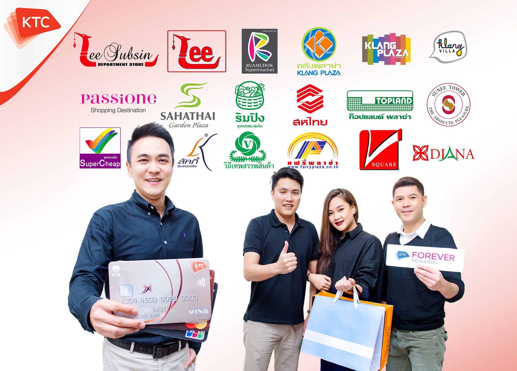 เคทีซี ร่วมมือกับห้างดังท้องถิ่นทั่วประเทศ มอบของขวัญสมาชิกส่งท้ายปีกับแคมเปญ “ส่งความสุข ช้อปปั๊บ รับเลย”