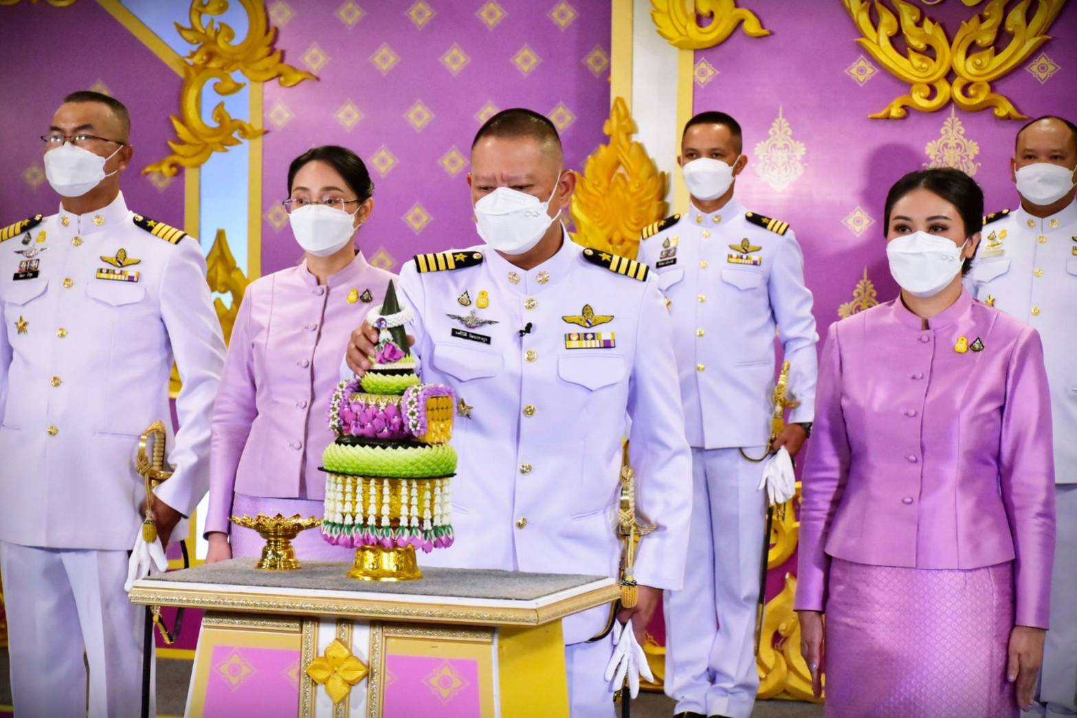 กองบิน ๔๑ ร่วมบันทึกเทปถวายพระพร สมเด็จพระนางเจ้าสุทิดา พัชรสุธาพิมณลักษณ พระบรมราชินี
