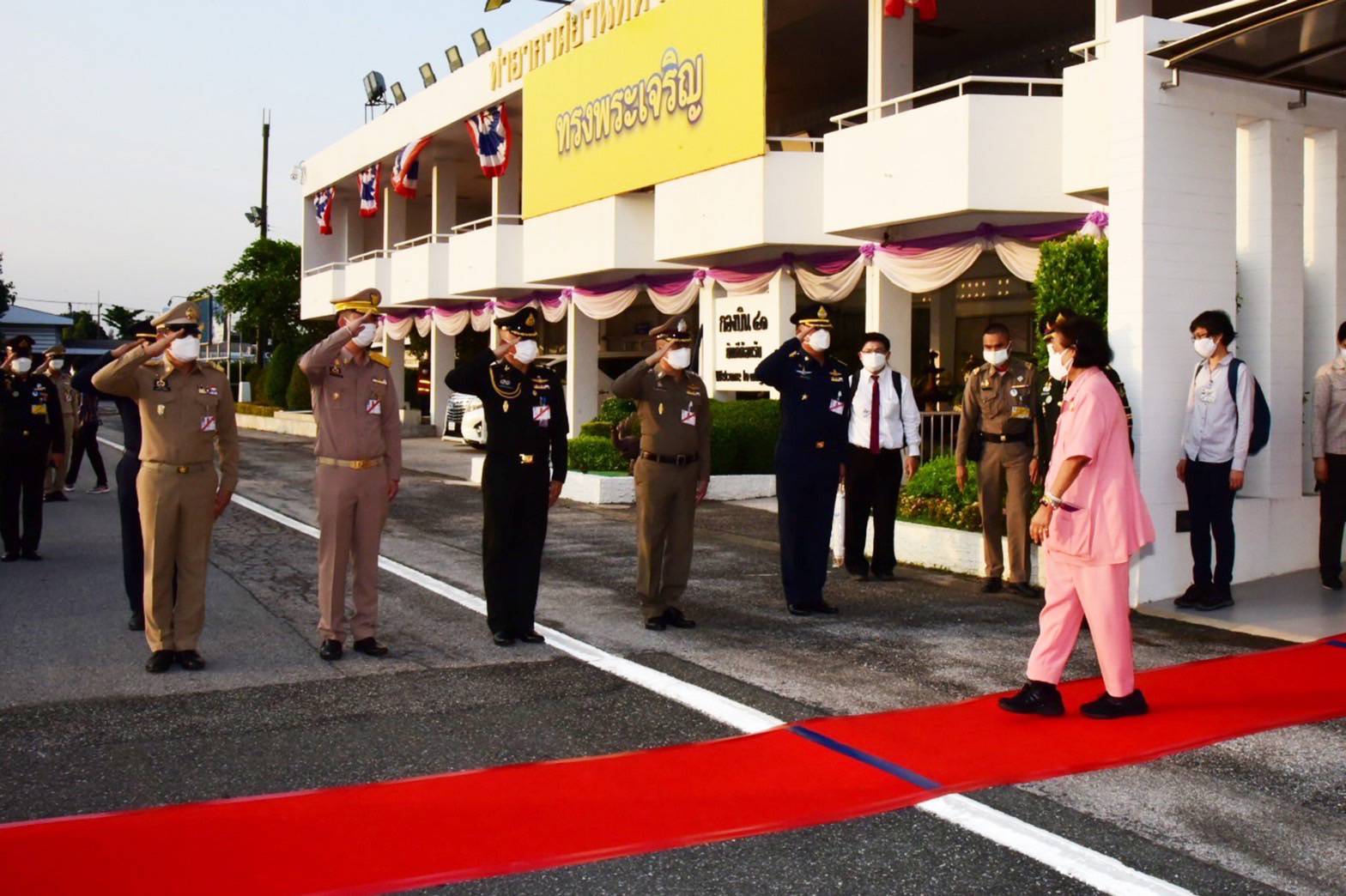 เชียงใหม่ - รับและส่งเสด็จ สมเด็จพระกนิษฐาธิราชเจ้า กรมสมเด็จพระเทพรัตนราชสุดาฯ สยามบรมราชกุมารี