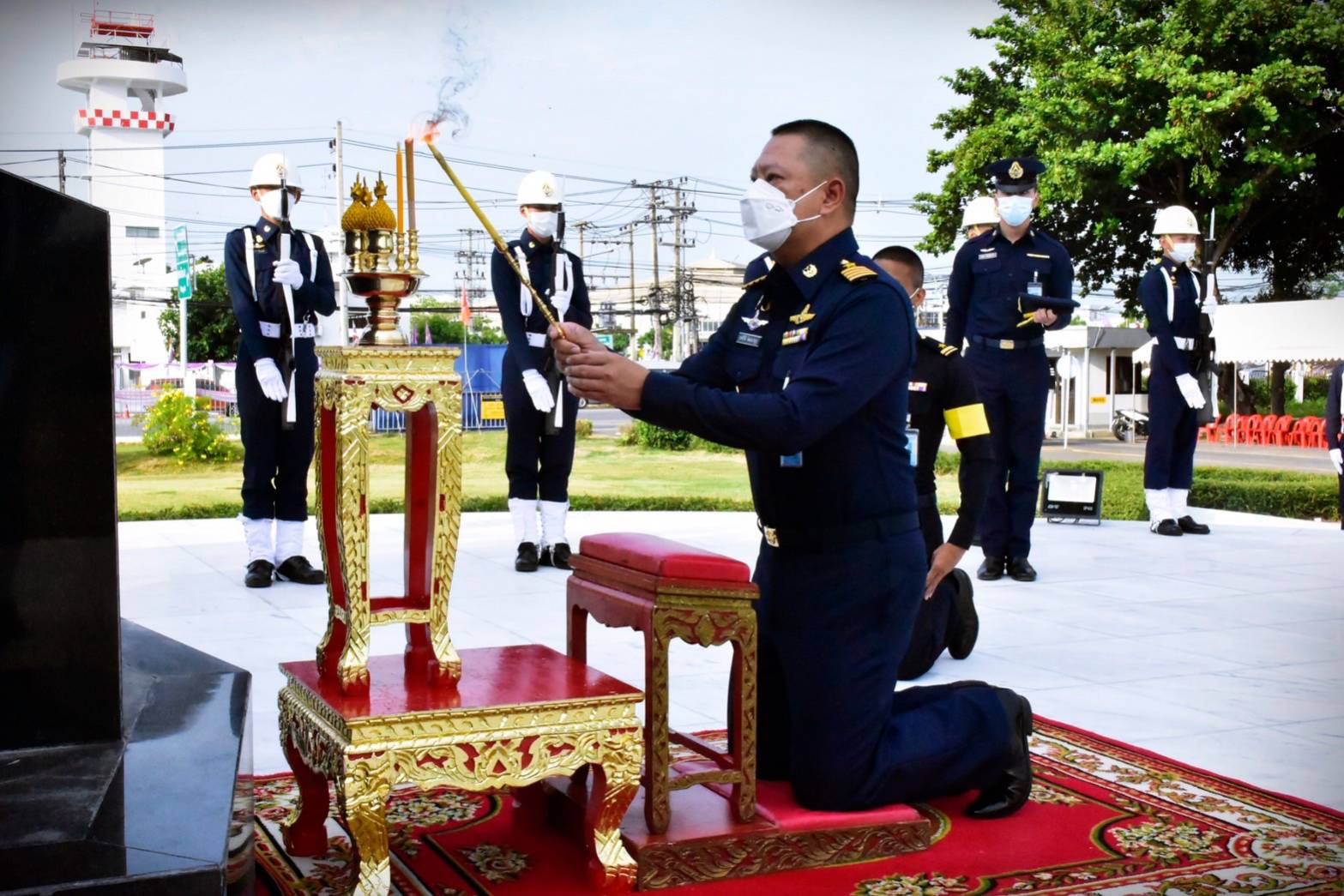 กองบิน ๔๑ จัดพิธีเนื่องในวันที่ระลึกคล้ายวันทิวงคต พระบิดากองทัพอากาศ