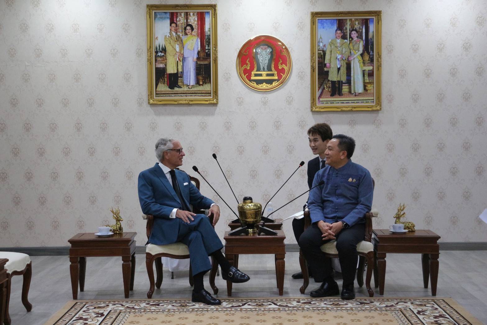 เอกอัครราชทูตสาธารณรัฐโปรตุเกส ประจำประเทศไทย เดินทางมาเข้าเยี่ยมคารวะผู้บริหารจังหวัดเชียงใหม่