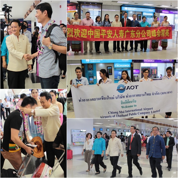 ผู้ว่าราชการจังหวัดเชียงใหม่ รับคณะนักท่องเที่ยวจีนคณะใหญ่ ที่มาท่องเที่ยวในจังหวัดเชียงใหม่