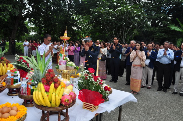 พุทธาภิเษก พระปรางห้ามญาติ พระพุทธรูปประจำวัดสังเวช เพื่อเป็นสิริมงคลเนื่องในวาระครบรอบ 37 ปี วันสถาปนากองบิน 41