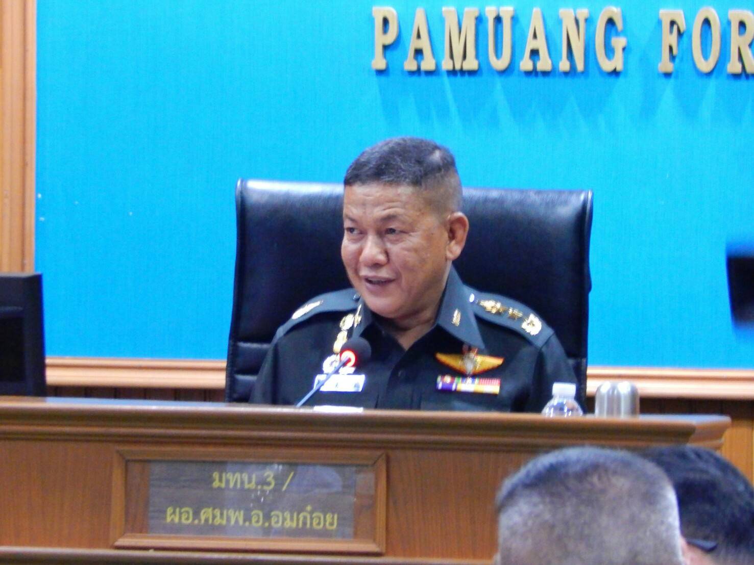 รองเลขาธิการ ป.ป.ส. ร่วมกับแม่ทัพน้อยที่ ๓ ประชุมสรุปและประเมินผลการดำเนินงานรอบ ๖ เดือน ( ต.ค.๖๐-มี.ค.๖๑)